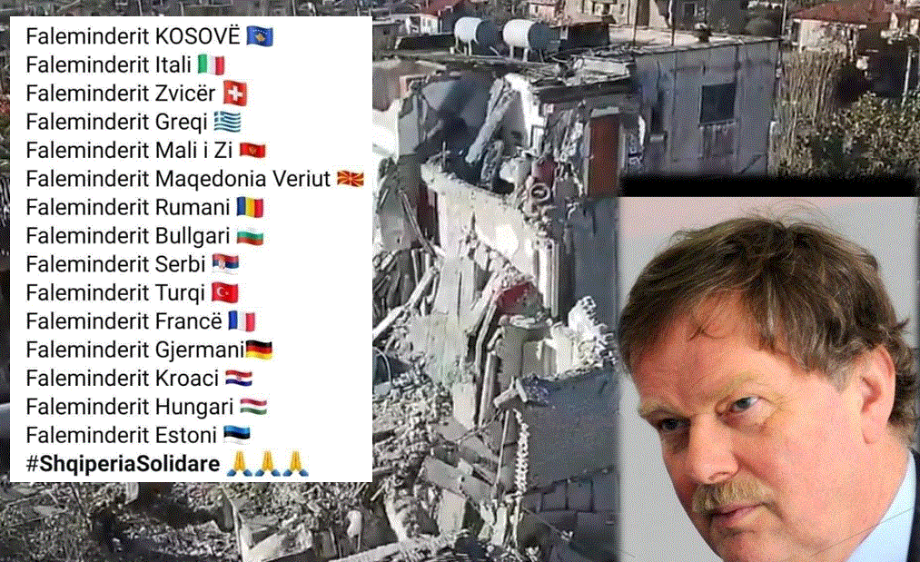 Tragjedia nga tërmeti/ Del lista e shteteve që ndihmuan Shqipërinë, Robert Bosch: Çfarë turpi! Holanda e pasur nuk është aty (FOTOT)