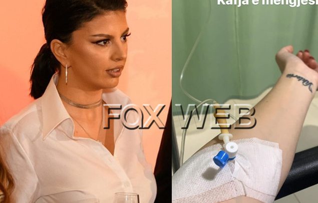 Me krahët e nxirë, Rudina Dembacaj përfundon në spital, e merr lehtë: Kafja e mëngjesit (Fotot)