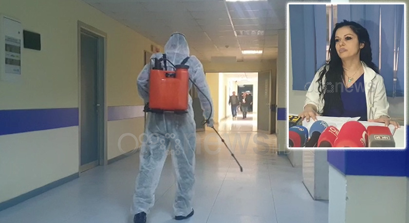 Koronavirusi, nis dezinfektimi i ambienteve të spitalit rajonal të Shkodrës