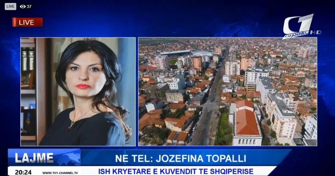 Ne karantine por me zemren tek Shkodra. Jozefina Topalli ka nje mesazh per qytetaret dhe politiken (VIDEO)
