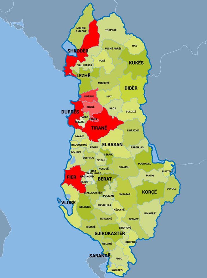 Paralajmërimi i Ramës për “zonat e kuqe” dhe “zonat e gjelbra”