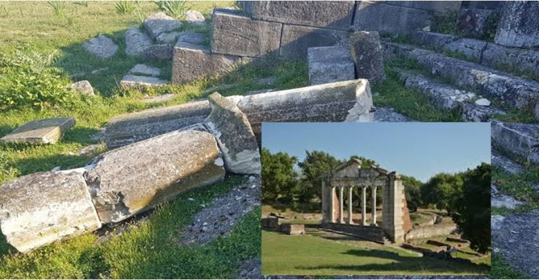 Shkåtërrimi i kolonave në Parkun e Apolonisë, të gjitha institucionet ishin në dijeni dhe nuk folën, Ka ndodhur 2 muaj më parë