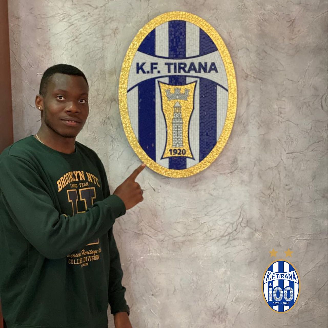 Tirana firmos me  një qëndërmbrojtës nga Kameruni