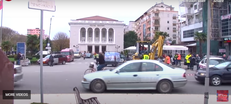 Shkoder: Shpëton nga përmbytjet sheshi “Migjeni”