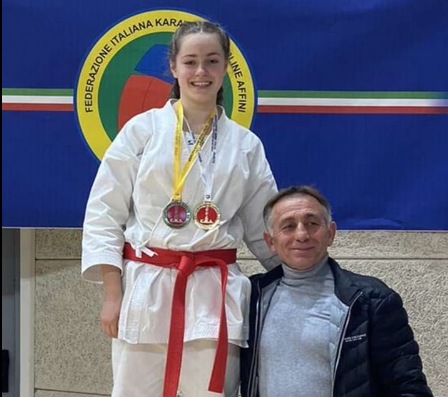 Karate, Mikela Skandaj e nis me medalje vitin 2023 / Talentja shqiptare, shpallet kampione në Mantova të Italisë