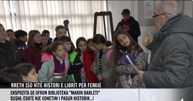 Ne bibloteken “Marin Barleti” ekspozohet historia 150 vjecare e librave per femije