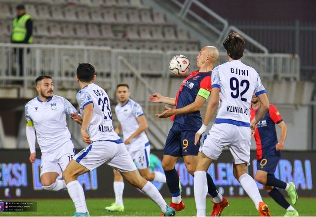 Vllaznia me Teutën e mbyllin pa gola, barazim që nuk i bën punë asnjërës prej skuadrave