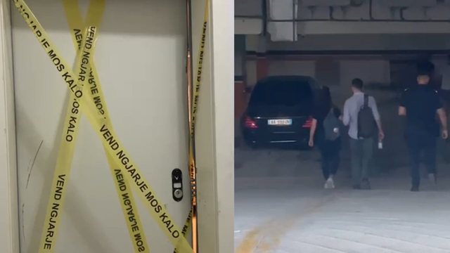 Përfundon kontrolli i BKH në banesën ish-ministrit Ilir Beqajt në Vlorë, oficerët e SPAK dalin me dokumente në duar, derës i vendoset shirit “Mos kalo”