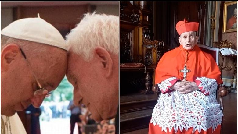Kardinali i parë shqiptar Ernest Simon (Troshani) reagon për ndarjen nga jeta të Papa Françeskut: Ai zgjodhi udhëtimin e parë në Shqipëri, na donte shumë